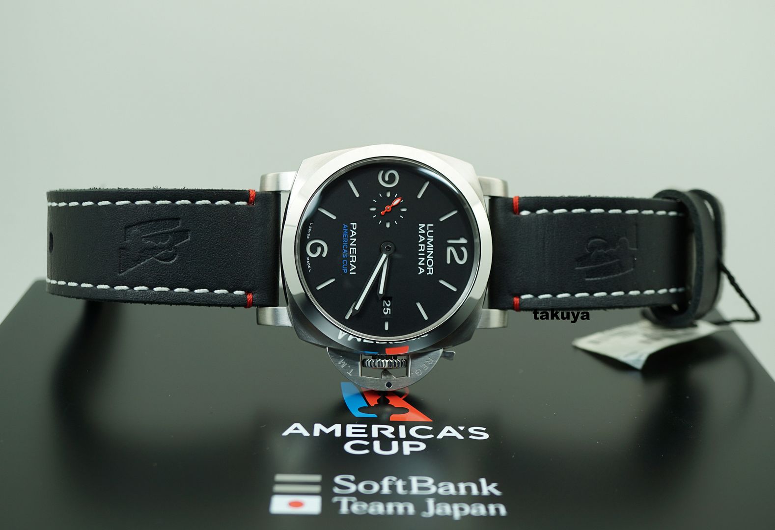 FSOT MINT Panerai PAM 732 LUMINOR MARINA SS 44MM SOFTBANK TEAM